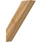 Ekena Millwork 6"W x 24"D x 30"H Traditional Rough Sawn Knee Brace, Western Red Cedar BRC06X24X30TRA00RWR - alternate 1